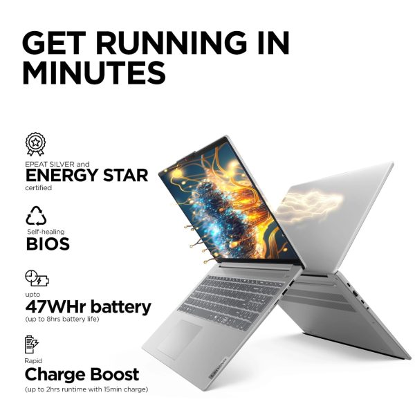 Lenovo Slim 3 - Intel Core i5 12th Gen - (512GB – 16GB RAM) – Grey - Image 4