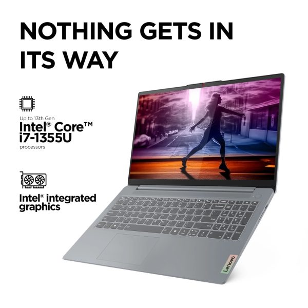 Lenovo Slim 3 - Intel Core i5 12th Gen - (512GB – 16GB RAM) – Grey - Image 5