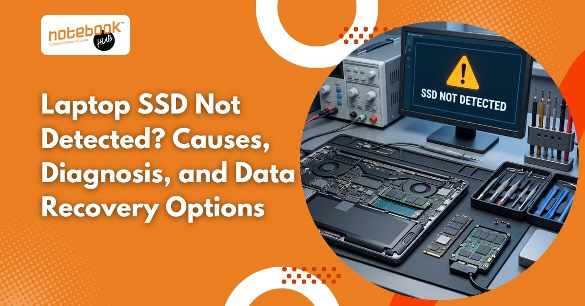Laptop SSD Not Detected? Causes, Diagnosis, and Data Recovery Options
